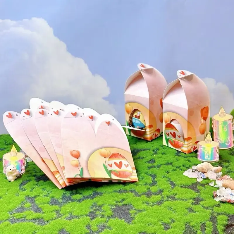 50 HỘP QUÀ TRỨNG PHỤC SINH tặng RƠM TRANG TRÍ, Eeg Easter