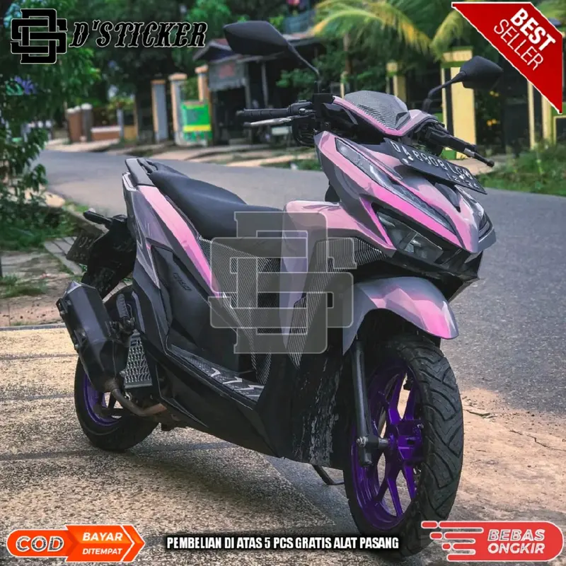 sticker skotlet warna VOLCANO GREY kualitas premium 4