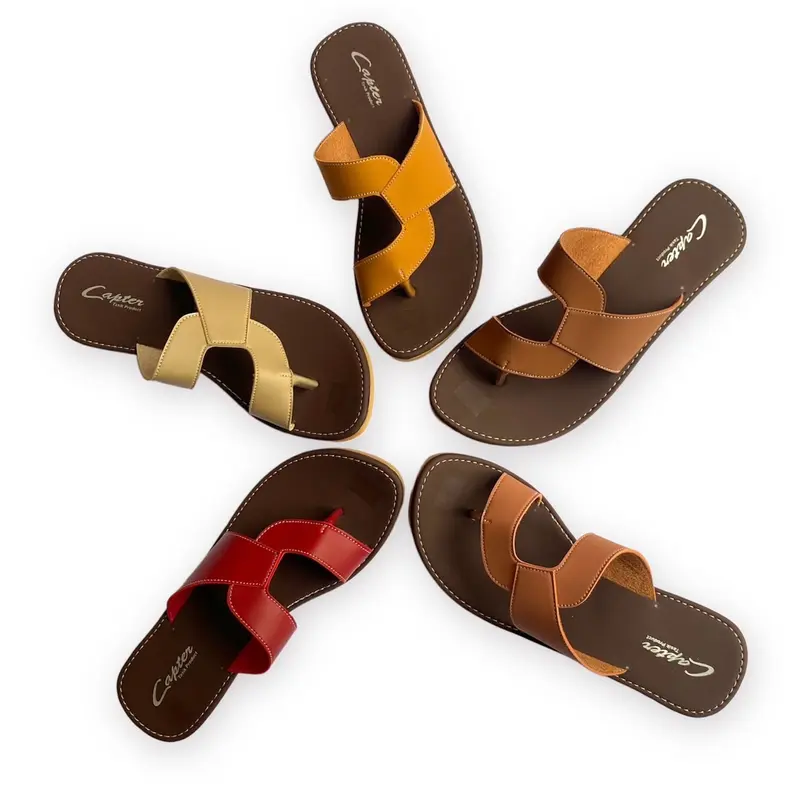 (SOL KUNING) Sandal Wanita Capter Sendal Jepit Sol Karet Anti Licin 0