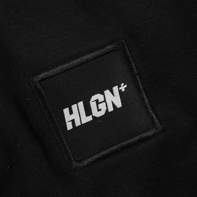 HOOLIGANS Sweater Crewneck Bold Visione - Black Crewneck Fleece Hitam Basic Nyaman Sablon 3