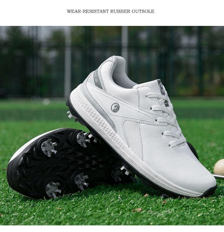 Product Introduction of Foreign Trade Wear-Resistant Men's Shoes Outdoor Leisure Sneaker Comfort Trend Breathable Men's Golf Shoe Shock Absorption Non-Slip Xz25057 19