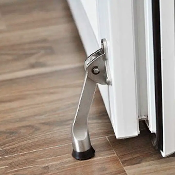Chặn cửa móng ngựa inox, Thanh chặn cửa chống va đập, Chắn cửa inox 7