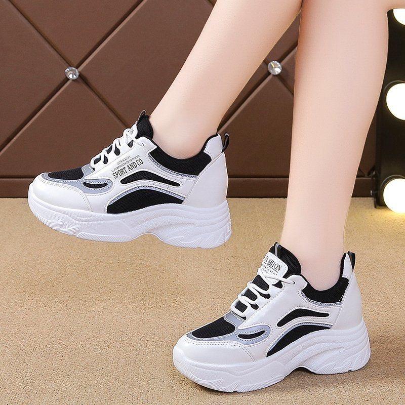 Hello Puffy GIẦY THỂ THAO FASHION HAI MÀU ĐEN TRẮNG 4