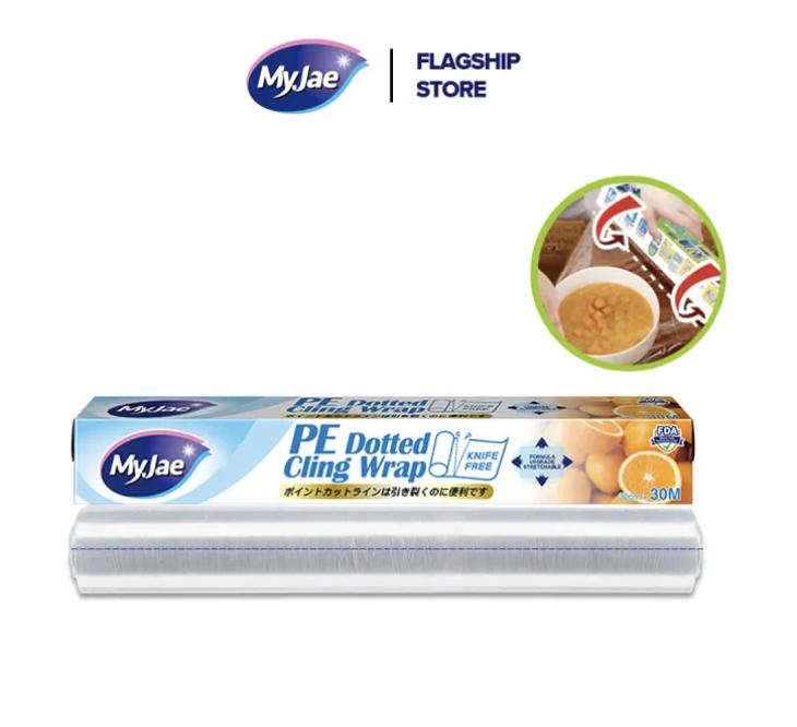 MyJae PE Dotted Cling Wrap 30CM X 30M FDA Food Grade Food Wrap - TikTok ...