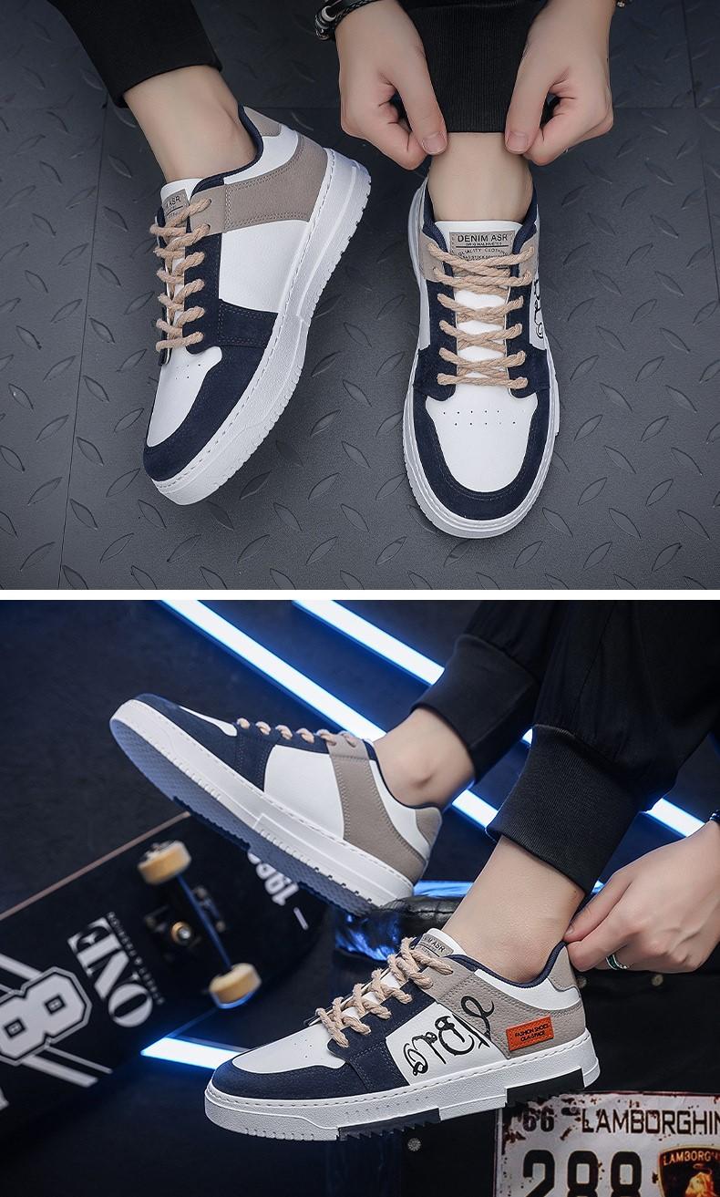 Product Introduction of Giày thể thao sneaker nam ONEZ hot trend 2024 , đế cao su non 5cm êm chân , tôn dáng - A2 giay nam 4