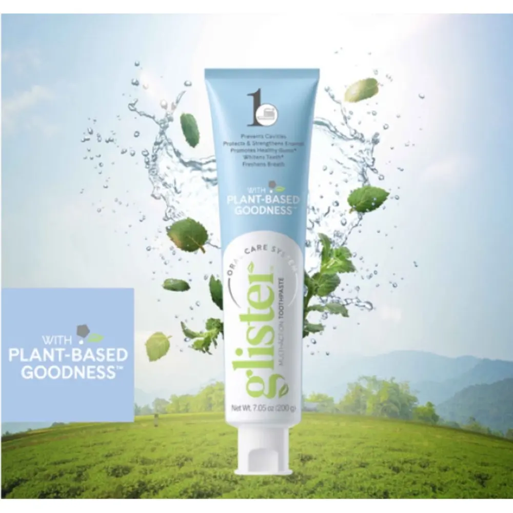 Kem Đánh Răng Đa Hành Động Glister, Amway, 200g, với Fluo