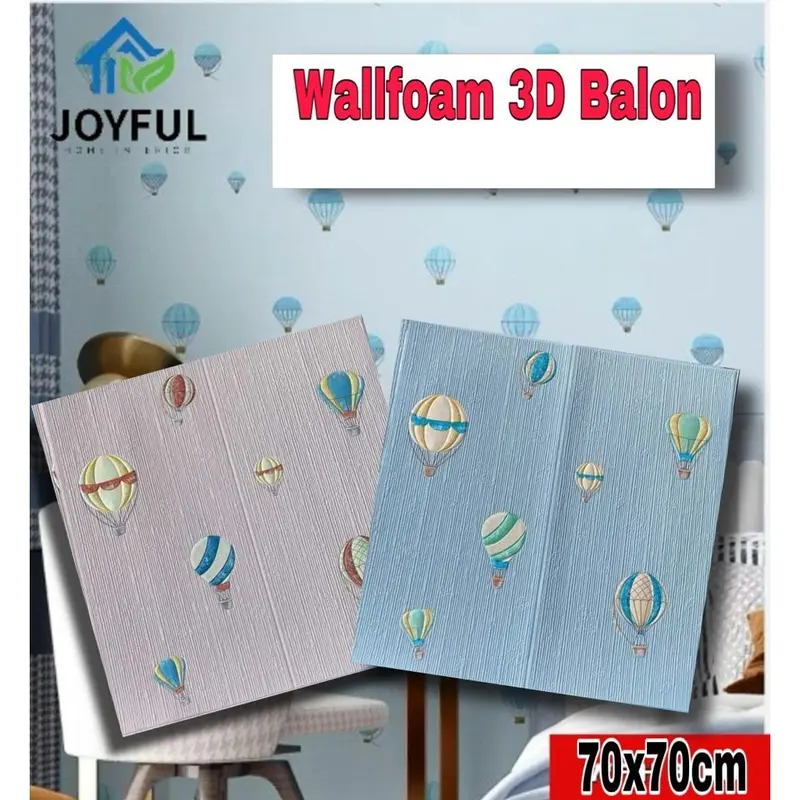 WALLPAPER 3D FOAM (70X70CM) • BALON • High Quality 0
