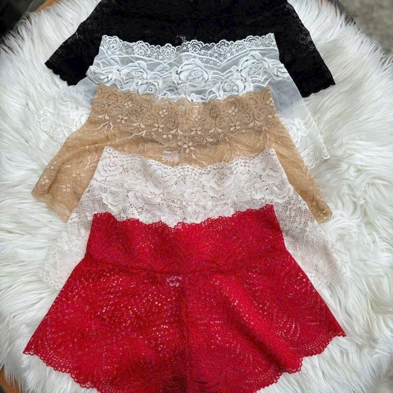 Ảnh thật- Set 20 quần lót nữ ren lưng cao thun mềm( có set 10Q), không lộ viền, kháng khuẩn, nhiều màu, co giãn, dáng đùi - R79