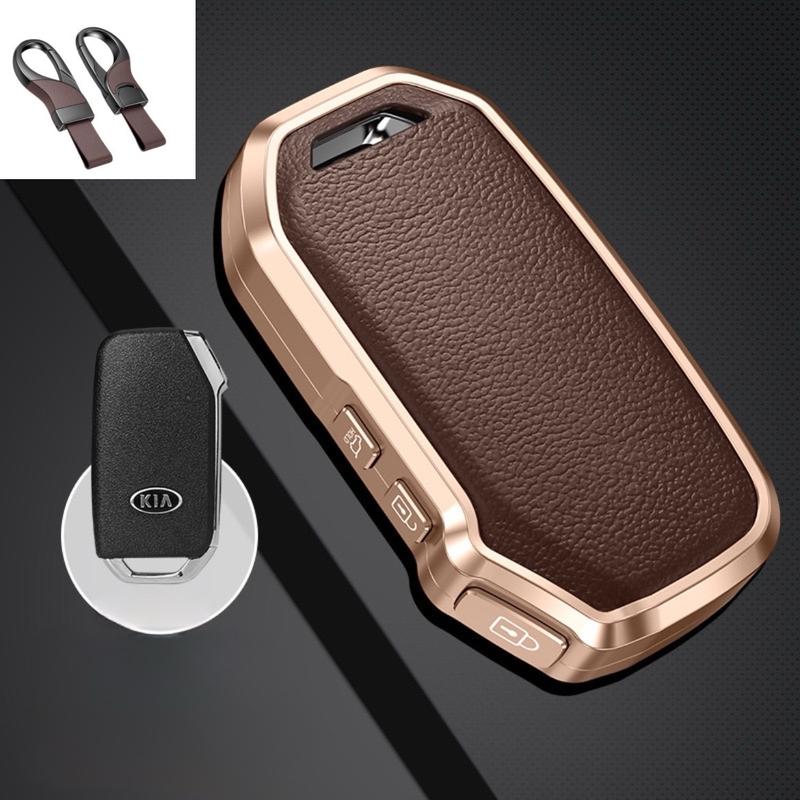 Ốp Chìa Khóa Xe KIA K3 2021 - 2024 K5 Sportage 22 Sorento Cerato soluto,seltos Hợp Kim Cao Cấp (mẫu bấm sườn) Móc Khoá Móc Khóa nội thất