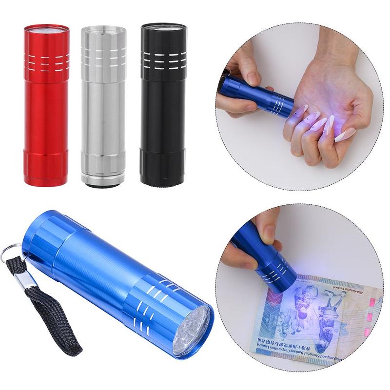 Product Introduction of Alloy Auminum UV Lamp Nail Gel Fast Drying Manicure Tool Nail Dryer Manicure Flashlight Flashlight 17