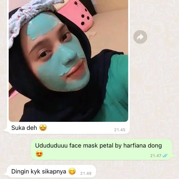 FaceMask Petal by Harfiana Semua Jenis Kulit Avocado Lemon Masker Mencerahkan 4