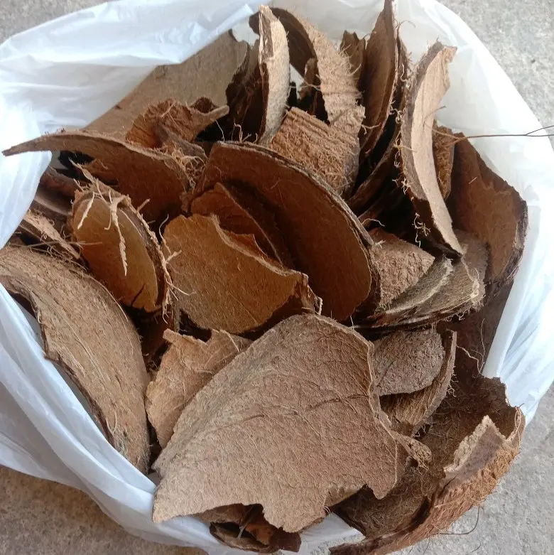 batok /tempurung kelapa pecah kiloan ..kering tinggal pakai 3