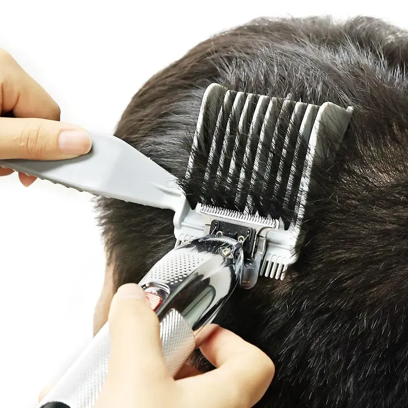 Positioning Comb, 1 Count Clipper Comb, Heat Resistant, Hairdressing Styling Tool, Hair Comb, Flat Top Comb, Haircut Accessories For Stylists Barber 7