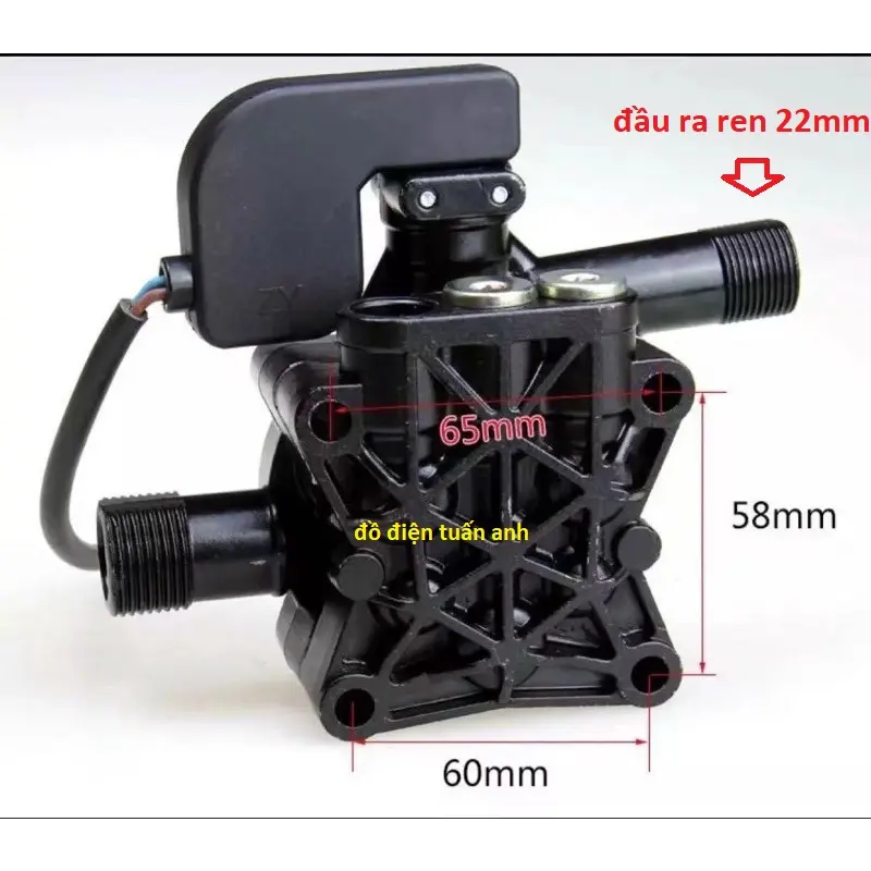 Đầu Bơm Máy Rửa Xe Gia Đình, Bộ Đầu Bơm Áp Lực Máy Rửa Xe Mini 0