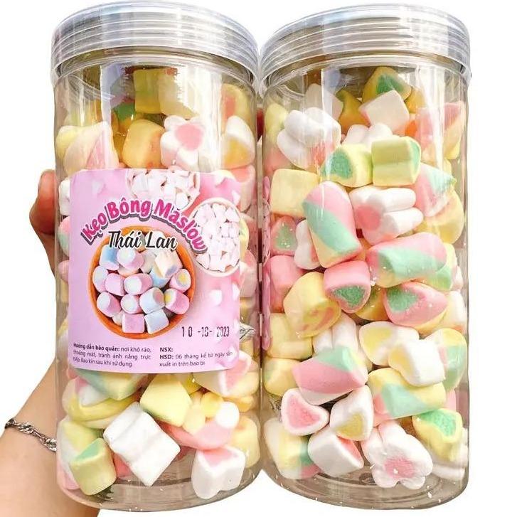 Kẹo Bông Maslow - Candy Food Ăn Vặt Thức Ăn Viên Kẹo Snack Food Chua 0