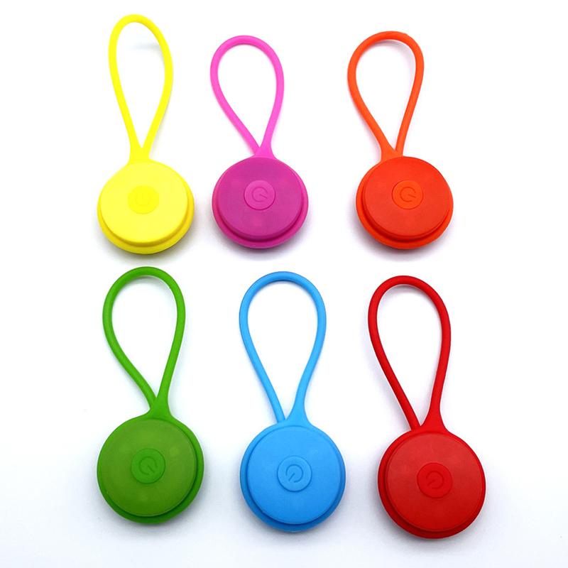 Outdoor Silicone Backpack Warning Light Mini Bicycle Light For Night Riding Easily Bicycle Safety Light Rear LED Taillight For Cycling #471419 7