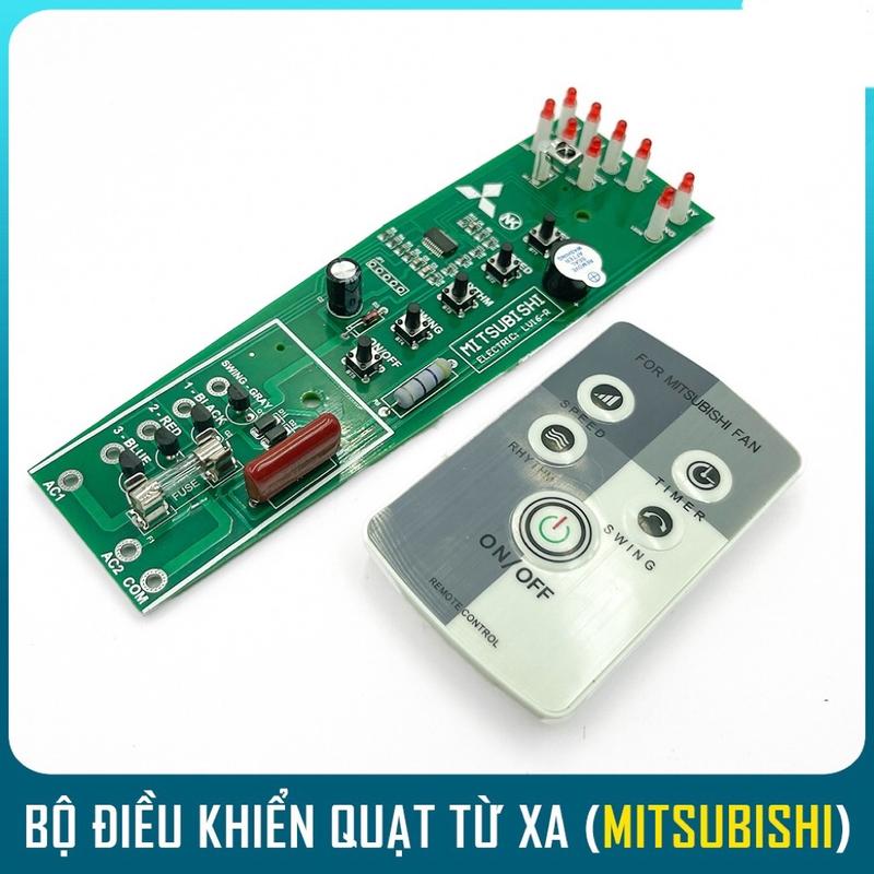 Bo Quạt Mitsu Cây Kèm Khiển