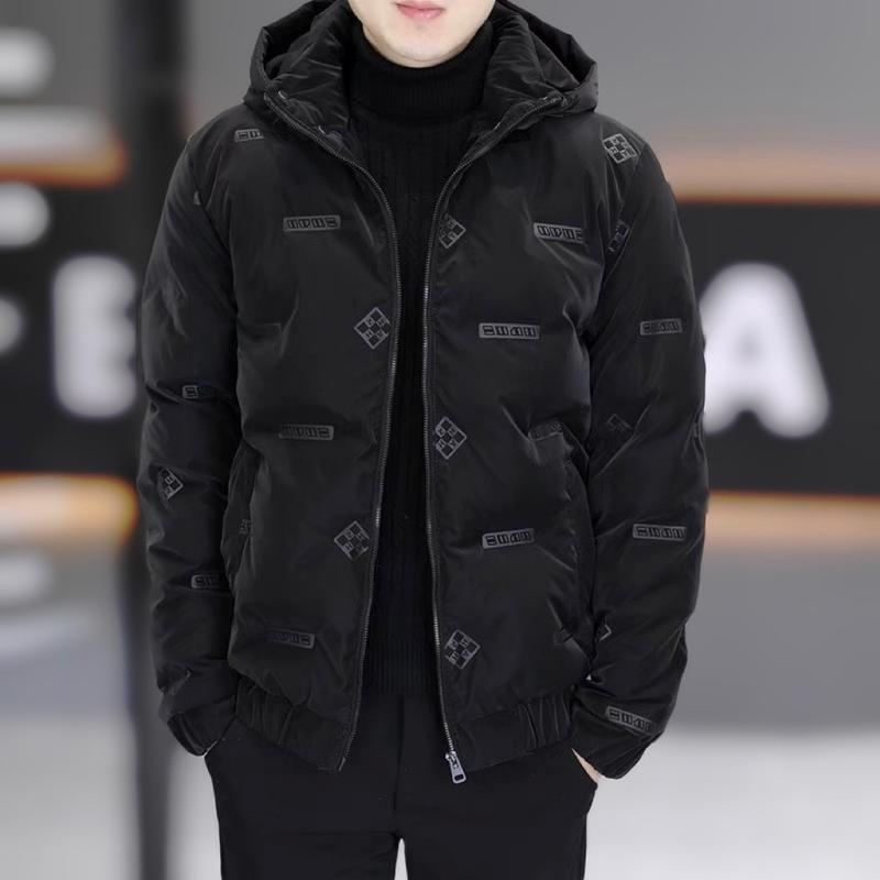   40-90kg Áo Khoác Phao Nam Ép Nhiệt Hình Thoi Cao Cấp ,Chất Liệu Chần Bông 3 Lớp Giữ Ấm Cho Ngày Đông Lạnh,Size M L XL 2XL,áo khoác 