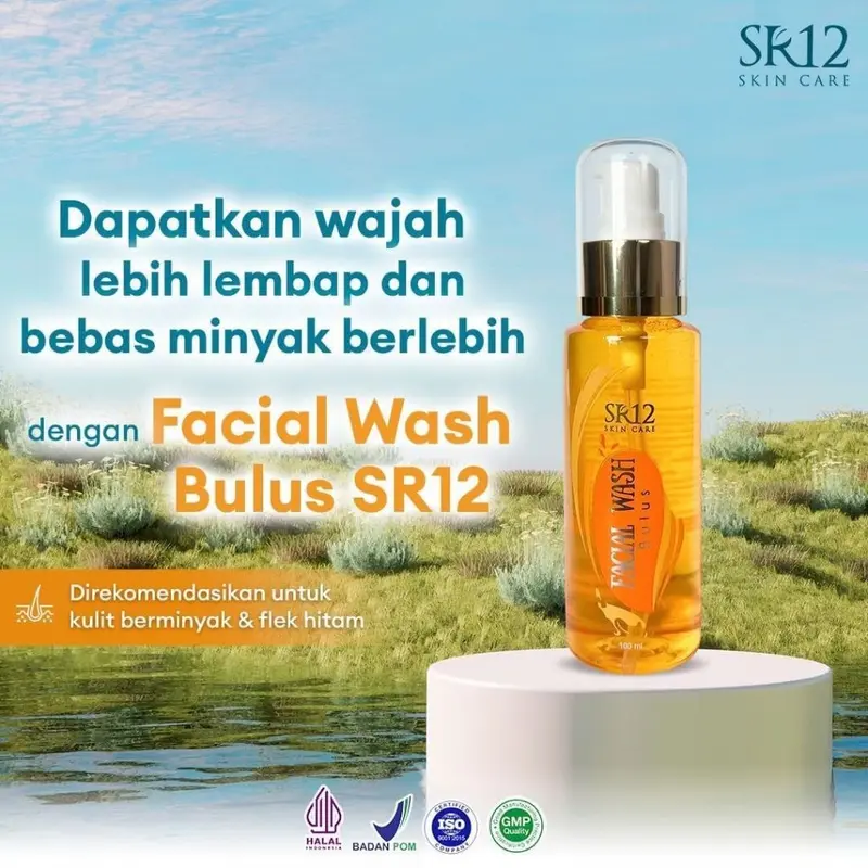 Facial Wash Bulus SR12 100 ml Sabun Cair 2