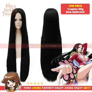 Wig Cosplay Anime One Piece : Boa Hancock Rambut Palsu