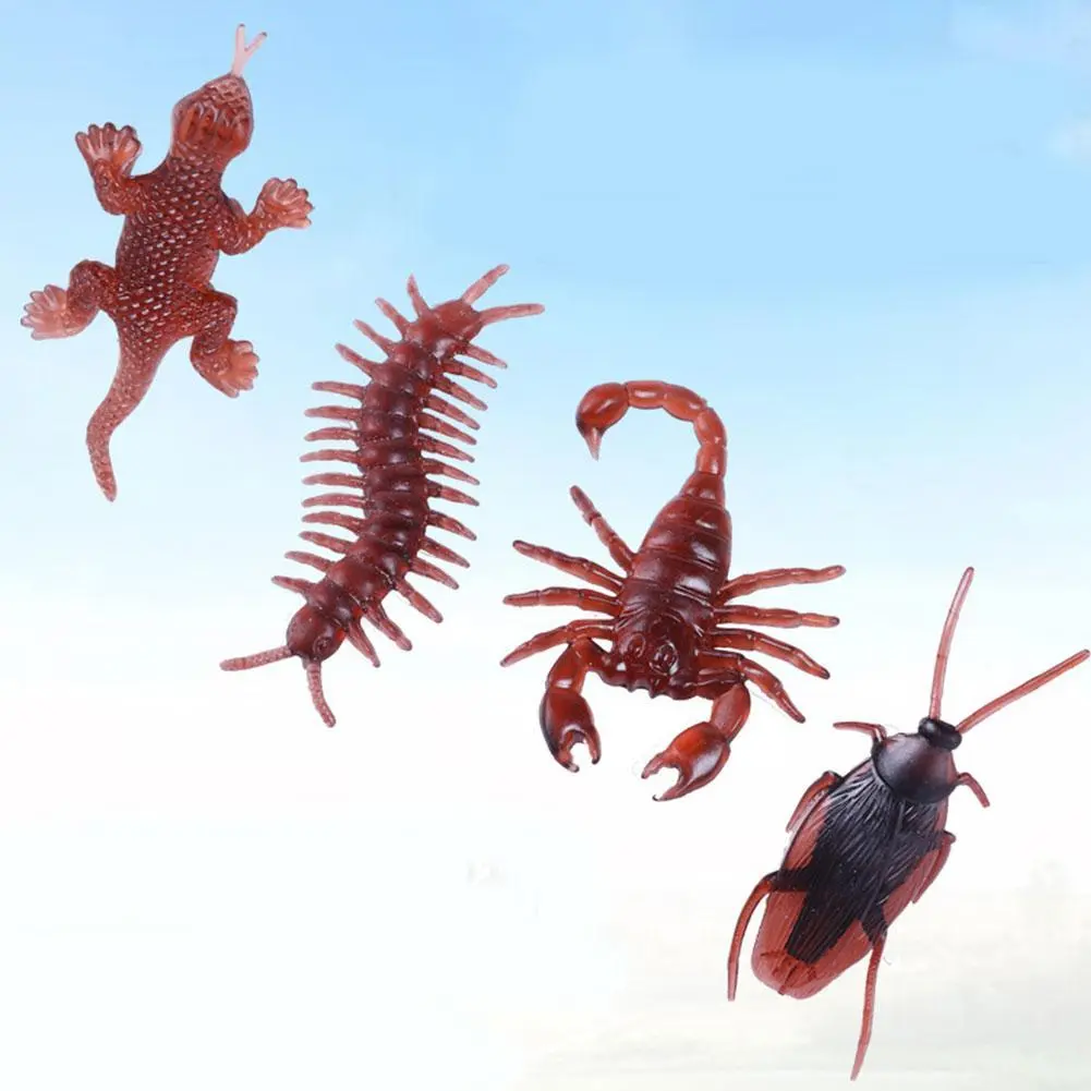 Fake Simulated Realistic Cockroaches Pranks Holiday Day April Toys Fool's Toys Decoration O5H8