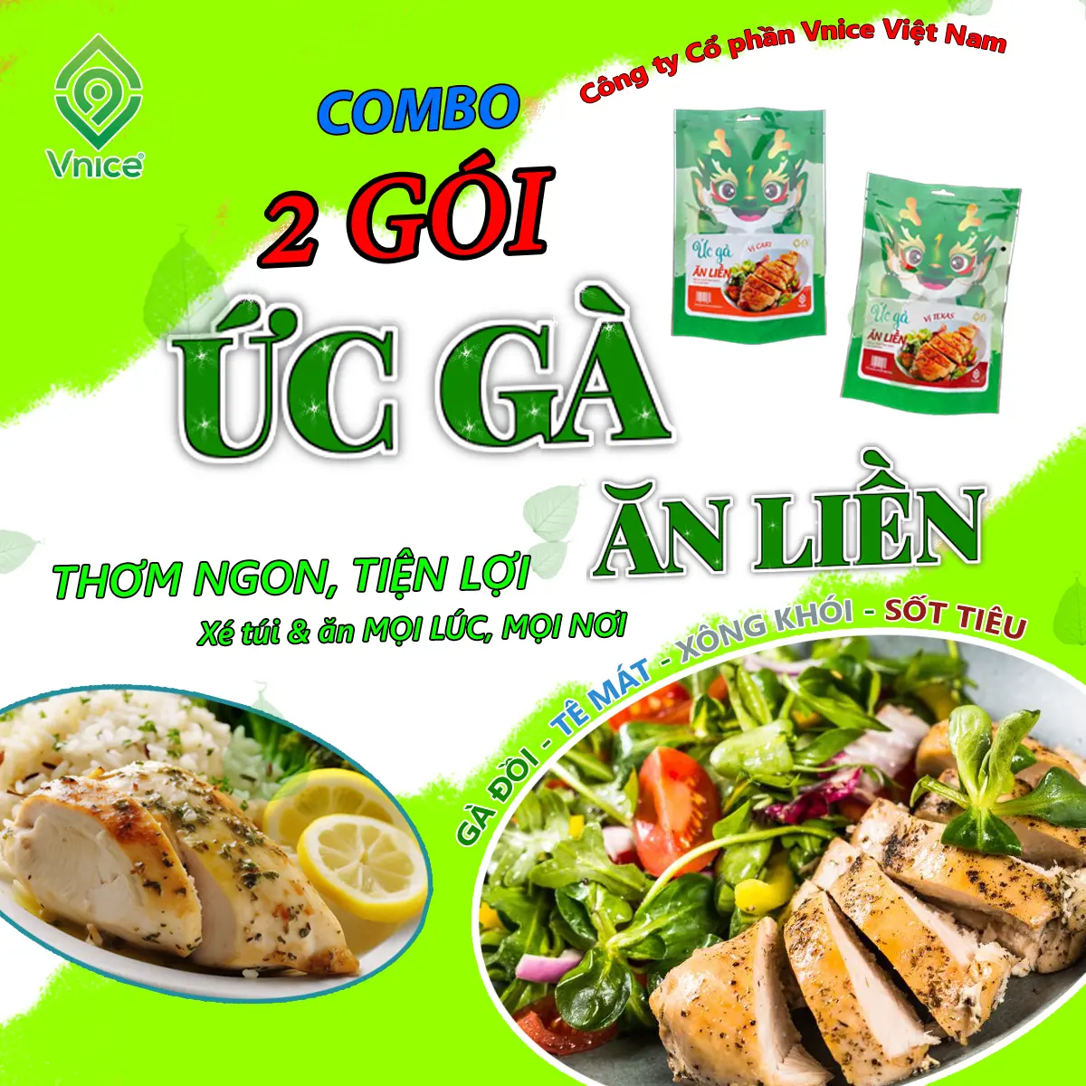 [HOT] 1 CẶP ỨC GÀ ĂN LIỀN KAWAI - Bữa Ăn Nhanh Gọn, Đầy Dinh Dưỡng, Xé Túi Ăn Ngay - Gói nhỏ 80G