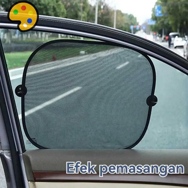 1/2/5pcs Set of Car Sunshade UV Protection Car Curtain, Car Window Sun Shield, Glass Protector Against Glare and Heat - Ideal for Car Owners and Resellers.pain 3