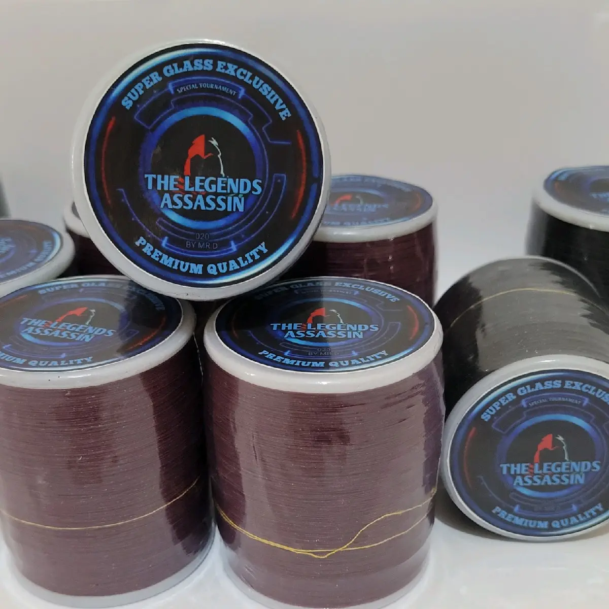 Senar / Benang Gelasan Layangan Turnamen Legends  Assassin  020mm molor