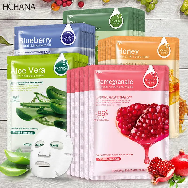 Mặt nạ dưỡng da, mặt nạ dưỡng trắng cấp ẩm mờ thâm bổ sung collagen thẳm thấu vào cơ mặt,  tái tạo làn da bị sạm, mờ nếp nhăn, trẻ hoá, mịn màng Skincare Nữ Women Làm Đẹp Da Trà Đắp Mặt
