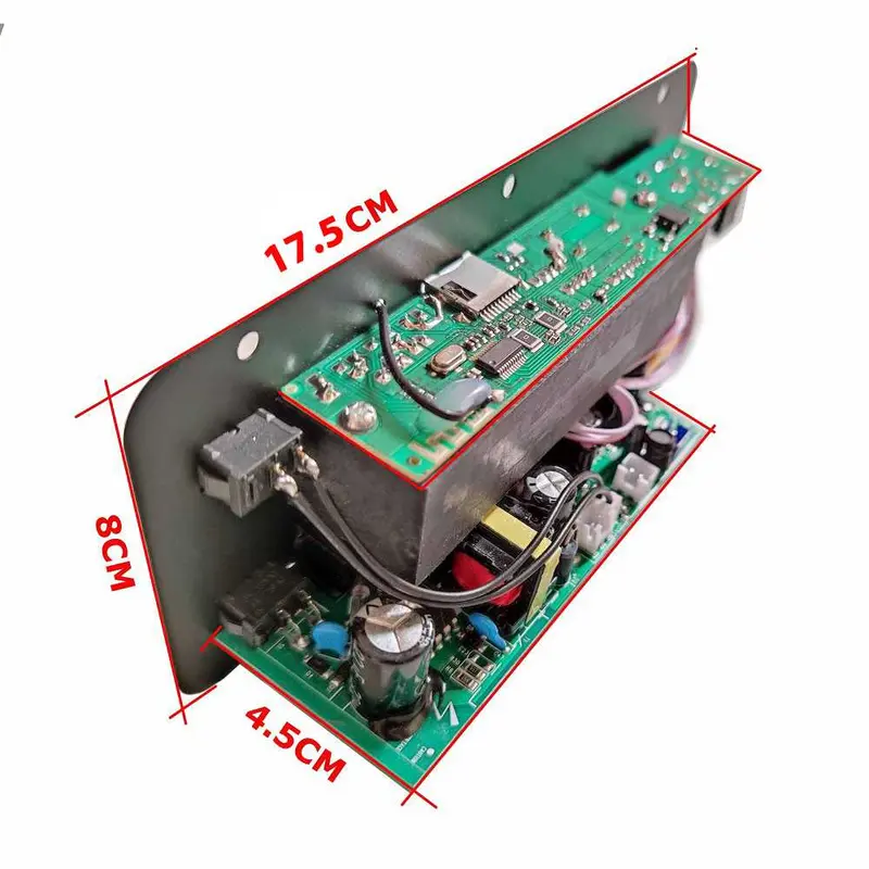 TaffSTUDIO Amplifier Board Audio Bluetooth USB FM Subwoofer DIY 400 W - D10OK/Amplifier Bluetooth USB FM Subwoofer DIY 400 W 6