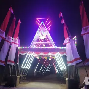 DANNY-Store (COD)renovasi rumah dengan warna putih + merah/Bendera Indonesia Merah Putih Lampu Hias/Lampu hias bendara hari nasional/Lampu Hias Hari Nasional Murah/lampu led/lampu/lampu kelap kelip/lampu led stripe/rgb/lampu led stripe  Pvc Running Hiasan