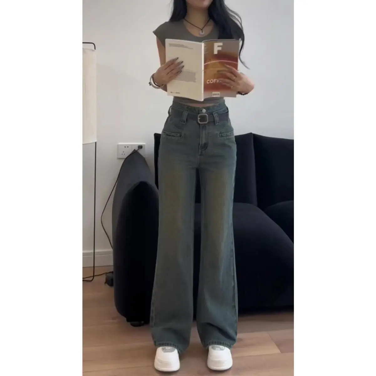 MẬP STYLE (47-90 KG) QUẦN JEAN SUÔNG TÚI NGANG,LƯNG CAO, CHẤT JEAN CAO CẤP CO GIÃN 4 CHIỀU, FORM SUÔNG THOẢI MÁI, DỄ MẶC