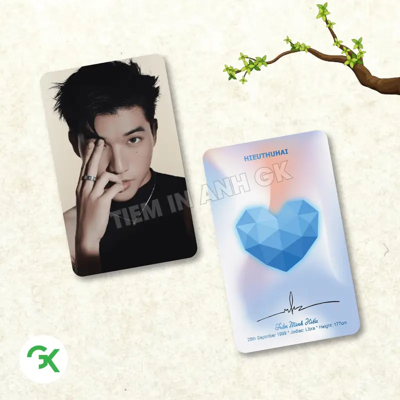 Photocard HIEUTHUHAI (P1) - Trần Minh Hiếu - Anh trai Say Hi - Size 5.5x9cm 2