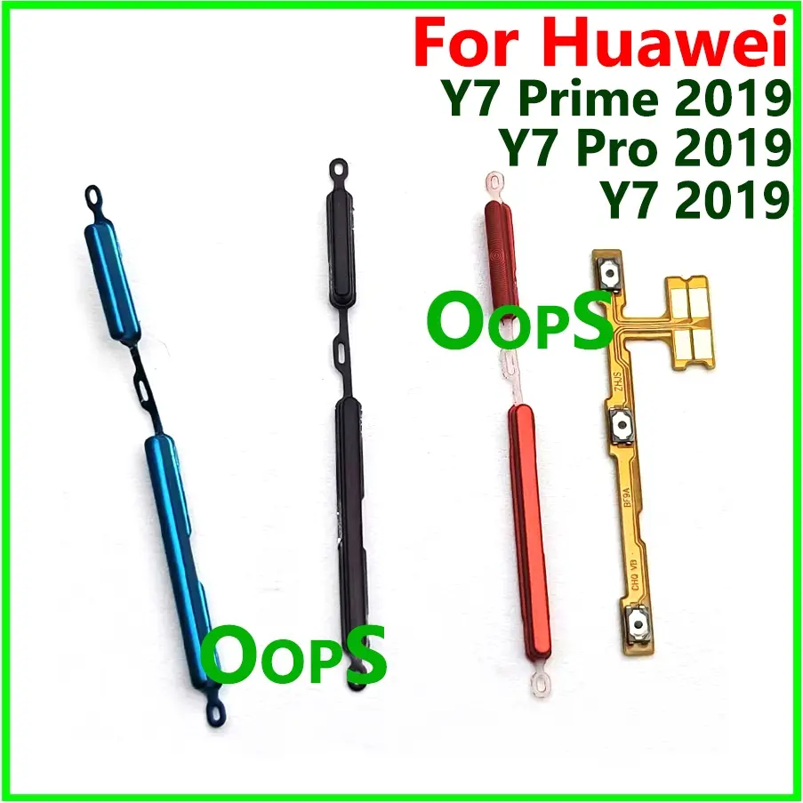 For Huawei Y7 Pro Prime 2019 Power Volume On Off Side Key Button Flex Ribbon Cable