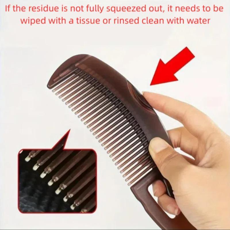 Scalp Massage Comb, 2 Counts Manual Portable Hair Care Comb, Head Relaxation Massage Tool, Hair Care Products, Valentine's Day Gift, Scalp Comb, Straight Tooth Comb 3