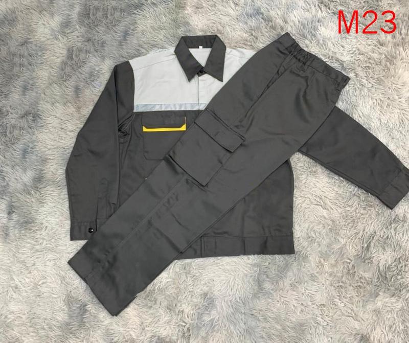 Cả Bộ Quần áo bảo hộ lao động đẹp $ rẻ, vải kaki nam định loại dày 3.1 (M23)