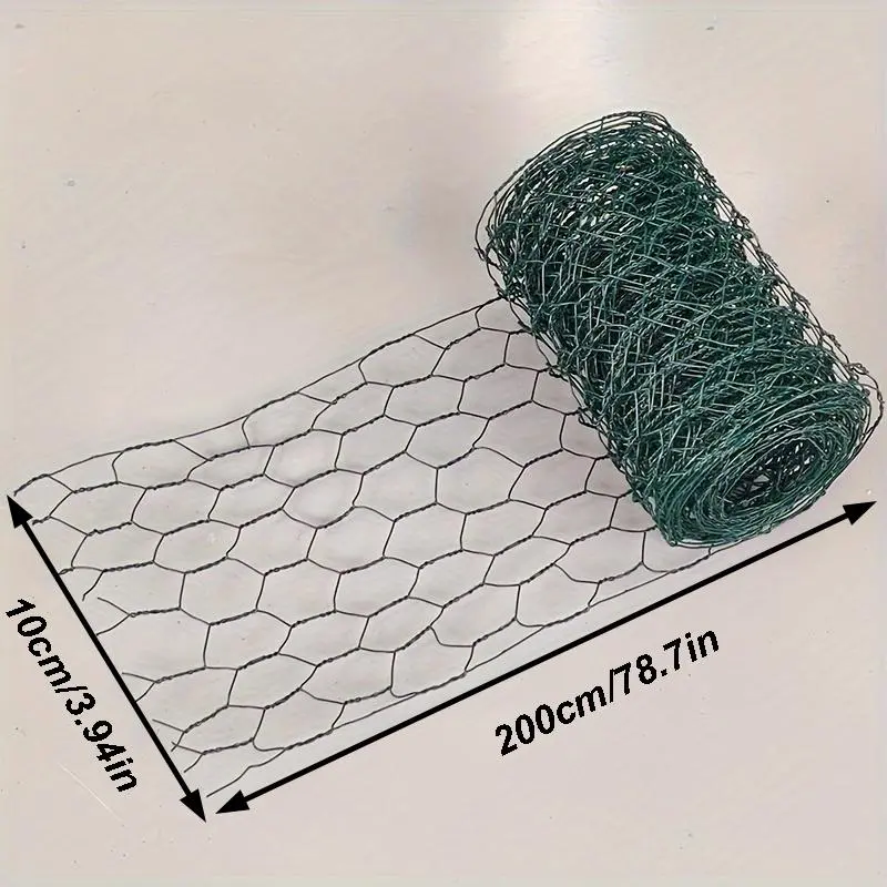 Decorative Garden Mesh Roll, Waterproof Hexagonal Chicken Wire Mesh Roll, DIY Handmade Iron Mesh for Flower Arrangement & Wedding Decoration 1