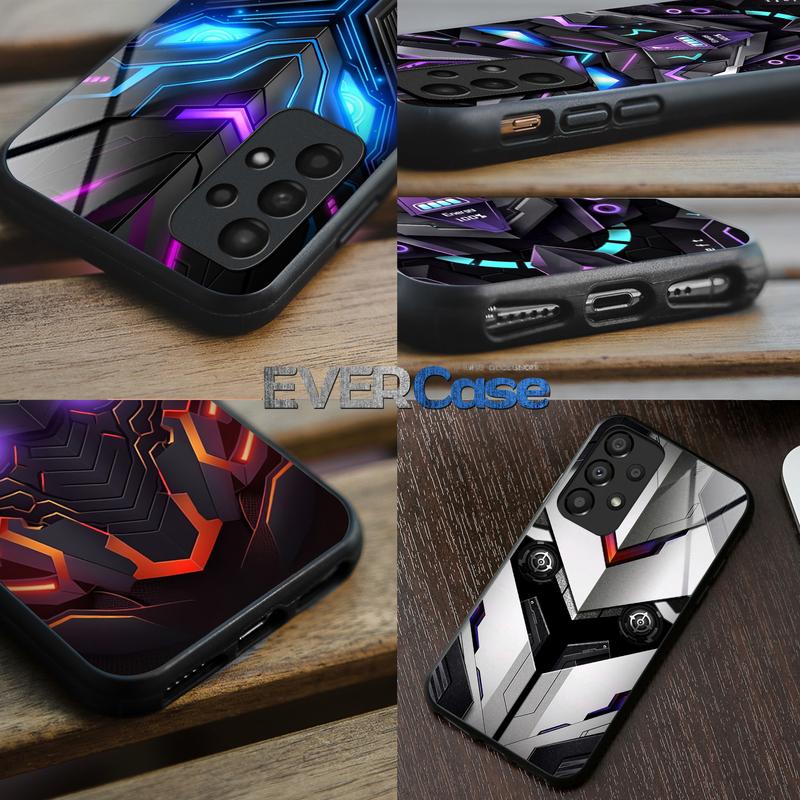 EV47 Softcase Glass Untuk Semua Tipe HP Inf*nix Iph*ne Opp* R*ealme S*msung V*vo X*aomi -  LIVE Tulis Tipe HP Di Catatan/ Chat Admin Silikon - CASE PREMIUM - CAMERA PROTECTION 2