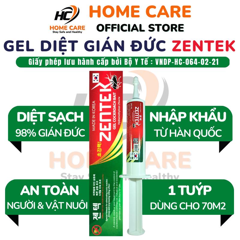 Gel Diệt Gián Đức ZENTEK 35g - Diệt Ngay Không Chần Chừ