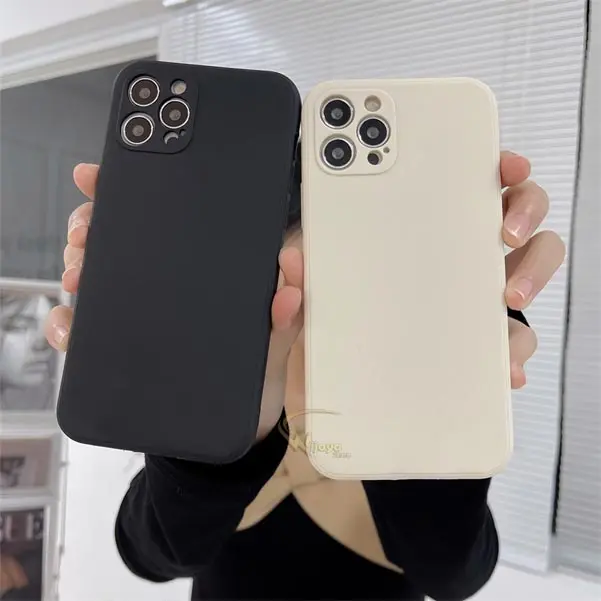 Softcase Macaron - Case All Type - O*po X*aomi S*amsung I*phone I*nfinix R*ealme V*ivo - Camera Protection [UV00] Black Blue