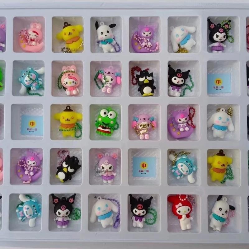 Đồ Chơi Sanrio, Hộp 40 Lưới, Quà Tặng Trẻ Em Dong Le, Búp Bê Mới, Đồ Chơi Hộp BD 7