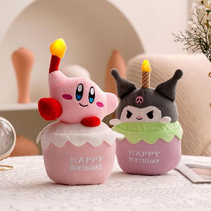 Product Introduction of ตุ๊กตาคัพเค้กวันเกิด มีเสียงเพลงและธีมการ์ตูน เมโลดี้ ตุ๊กตาเรืองแสง เหมาะสำหรับของขวัญของเล่นเด็ก พร้อมเทียนเพลง 24