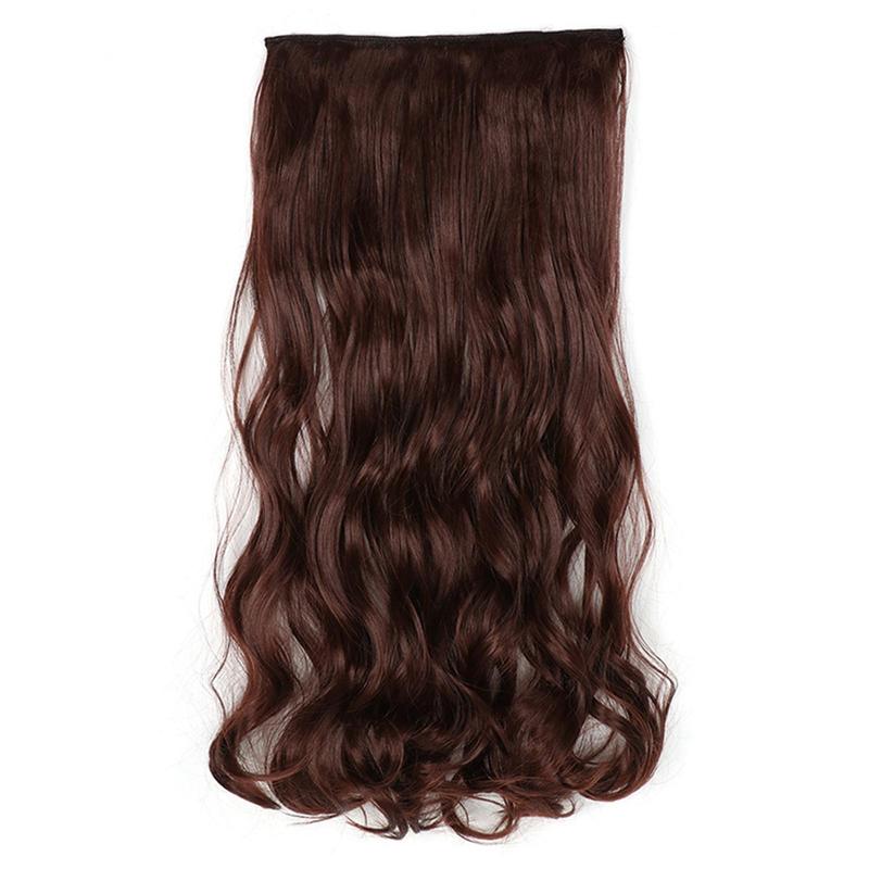 Product Introduction of Dark Brown Large Wave Fashionable Temperament Wig Curly Hair, Hair Human Brown Curtains Wig X7E1 17