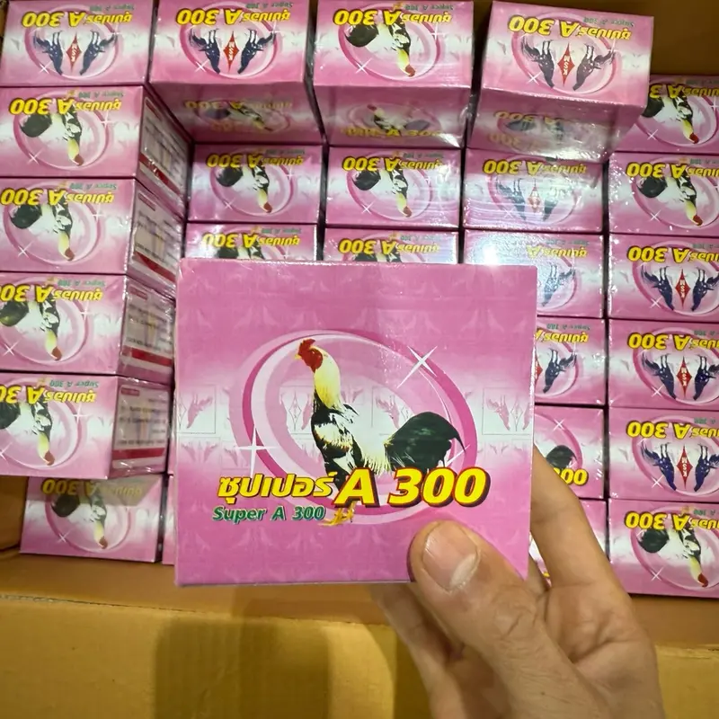 Tiêu kén, tiêu sưng A300 cho gà đá. 1 vỉ 10 viên ( uống 5-7  mồi lần 1 viên ) phụ  kiengachoi 1