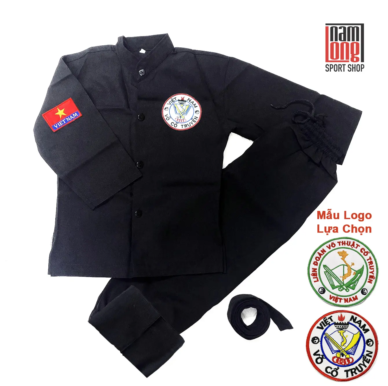 Võ phục Võ Cổ Truyền Việt Nam Áo chuẩn quốc gia theo Liên đoàn VCTVN