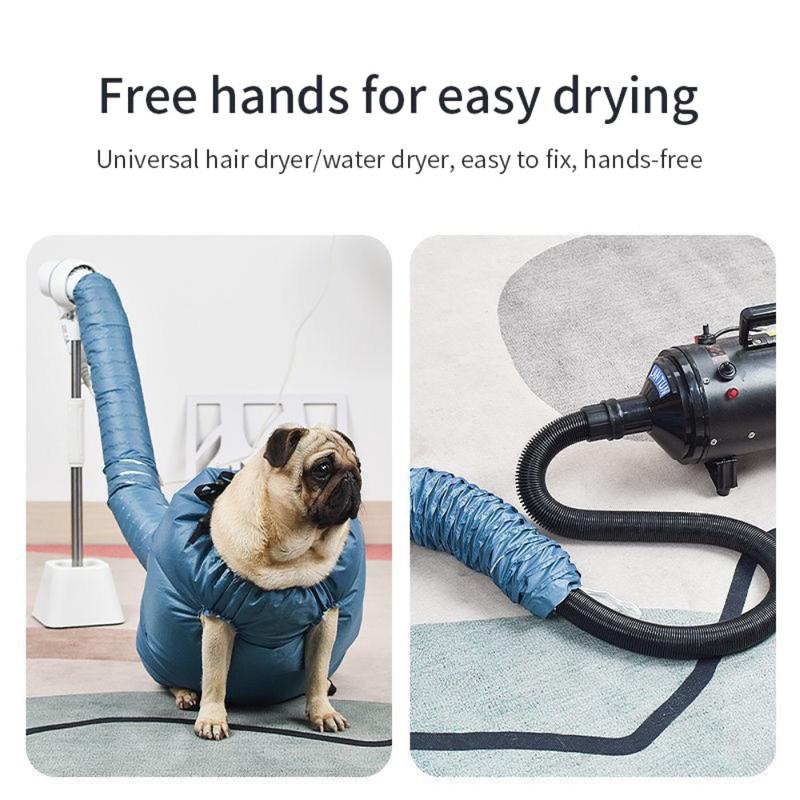 Portable Dog Hair Drying Bag Folding Cat Hair Dryer Efficient Big Dogs Quick Drying Coat Winter Pets Cleaning Grooming Supplies 3