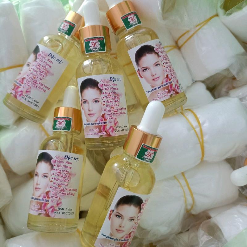 5 lọ nước tái tạo da spa ( nước mạnh) trị mụn thâm nám tàn nhang không kèm kem dưỡng