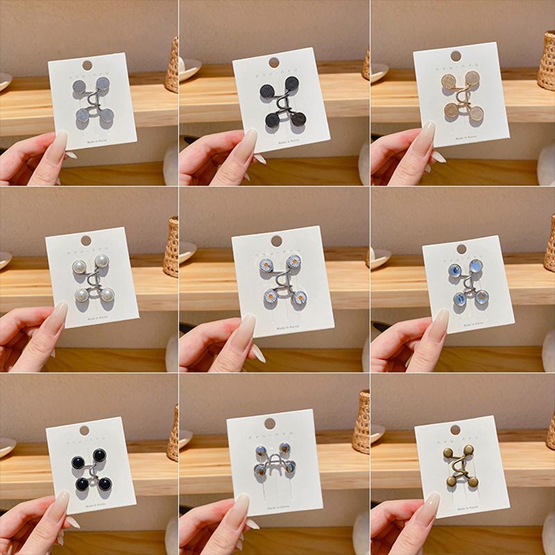 Product Introduction of Women's Brooch Set Tighten Waist Brooches for Women Skirt Pants Jeans Adjustable Waist Clip Metal Pins Clothing Accessories 12