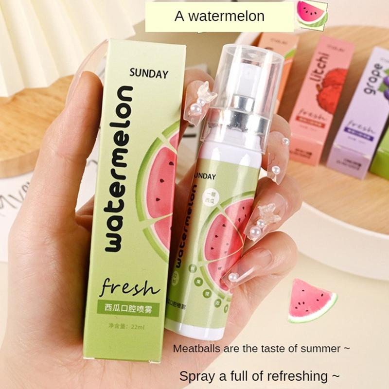 Product Introduction of [BUY 1 TAKE 2]SUNDDAY Peach Flavor Oral Freshening Spray Refreshing Oral Spray Portable Long-lasting Oral Care 22ML| Local Stock 28