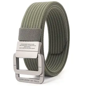 ( BIG SALE ) tali ikat pinggang canvas military kuat kokoh buckle belt pria terlaris